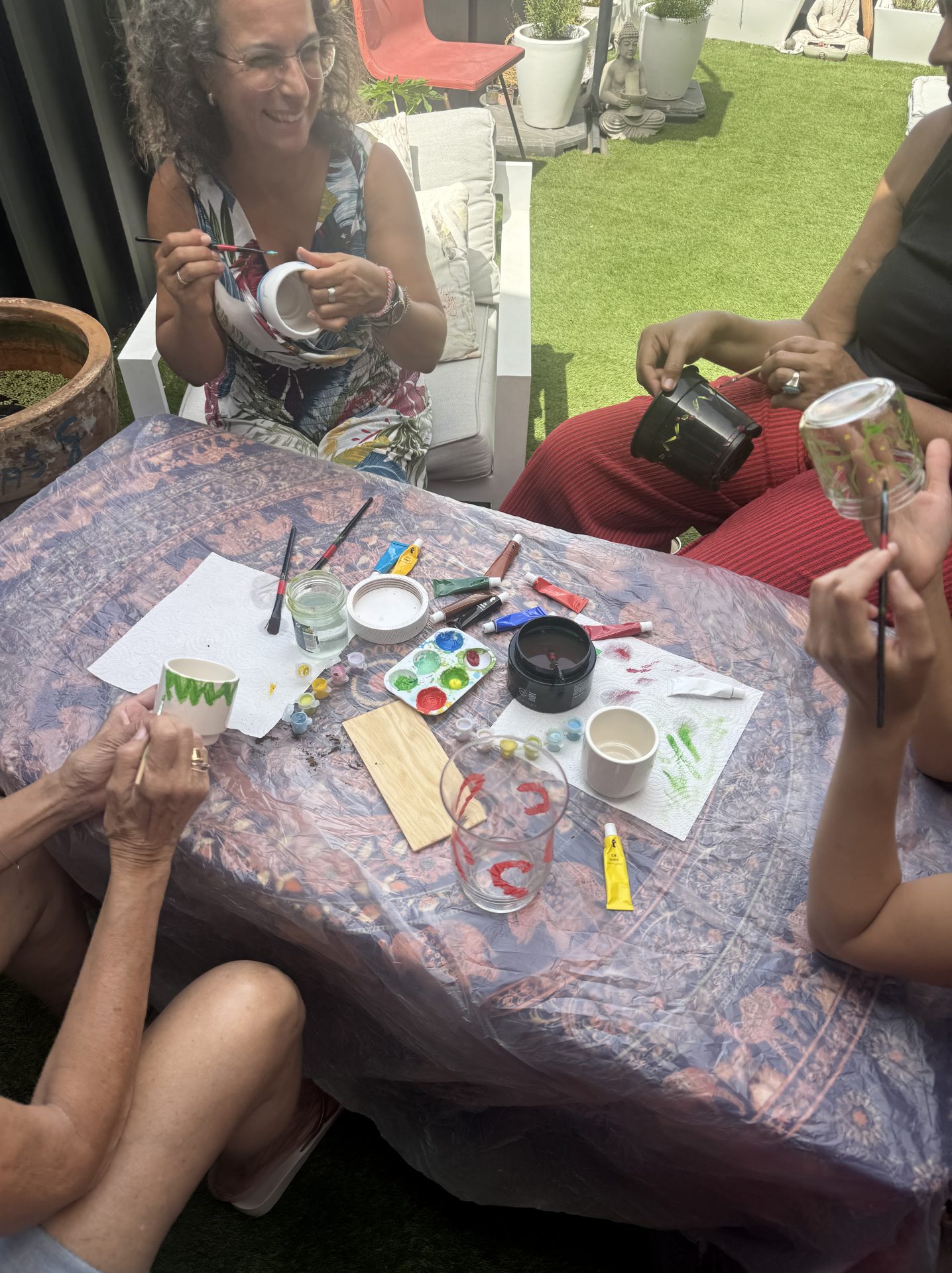 Actividad educativa y creativa con familias